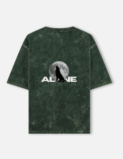 Curse Eclipse Duality Acid-Wash Unisex Oversized Tee