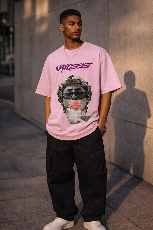 Narcissist Flux Unisex Oversized  Tee